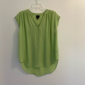 Worthington hi low tunic cap sleeve top.